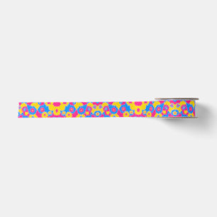En Satin Ruban de fierté pansexuel Tie Dye