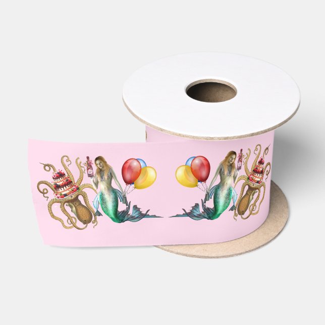 En Satin Ruban de la sirène et de la poulpe (Bobine)
