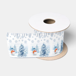 En Satin Ruban de Noël, Bonhomme de neige