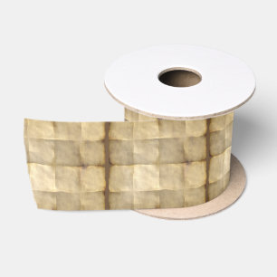 En Satin Ruban de papier parcheminé