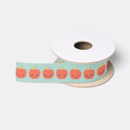 En Satin Ruban de pomme mignon