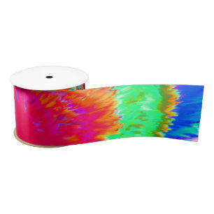 En Satin Ruban de teinture