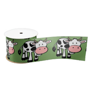 En Satin ruban de vaches de campagne