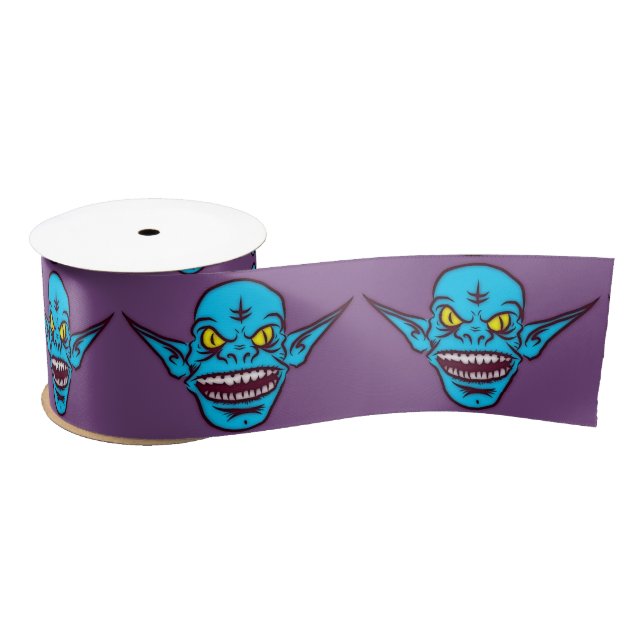 En Satin ruban démon zombie bleu (Bobine)
