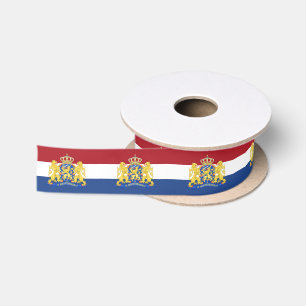En Satin Ruban des couleurs du drapeau néerlandais, Pays-Ba