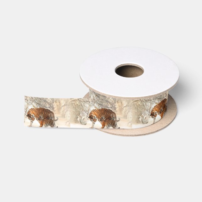 En Satin Ruban des tigres d'hiver (Bobine)