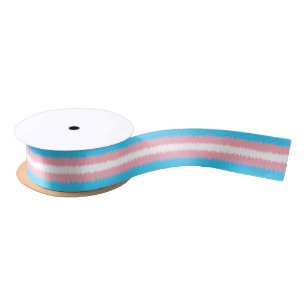 En Satin Ruban Drapeau