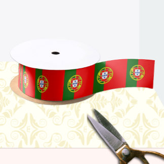 En Satin Ruban Drapeau Portugais, Portugal mode /sports