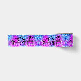 En Satin Ruban Girls Gymnastique