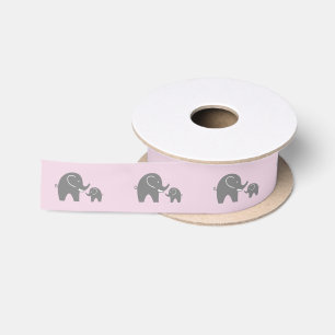 En Satin Ruban gris mignon de cadeau de baby shower