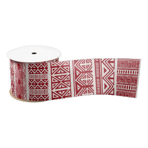 En Satin Ruban Panashe - Rouge