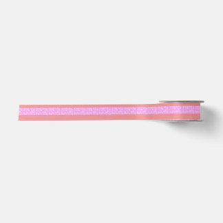 En Satin Ruban rose géométrique