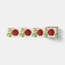 Ruban ROSE ROSE ROUGE PERSONNALISABLE