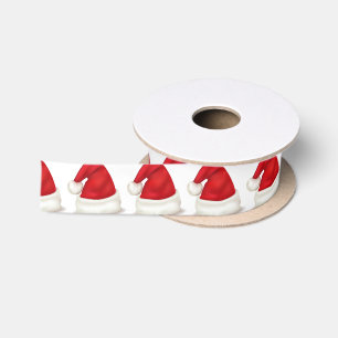 En Satin Ruban satiné/chapeau de père Noël