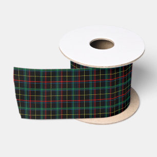 En Satin ruban tartan plaid