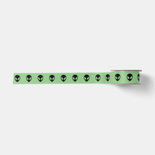 En Satin Ruban vert Alien 1,5 Pouce