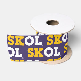 En Satin Script de bloc "SKOL" - Ruban