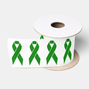 En Satin Sensibilisation à la santé mentale Ruban vert