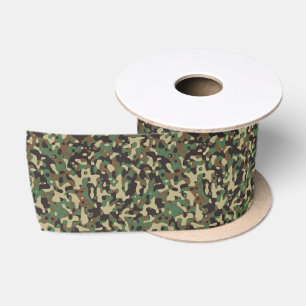 En Satin Soldat Joe GI Camouflage Parti militaire Ruban