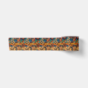 En Satin Teal luxueux "Artiste Héritée" Ruban satiné