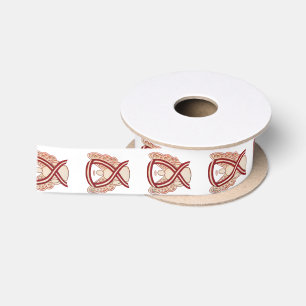 En Satin Tête et cou Cancer Sensibilisation Ruban Angels D