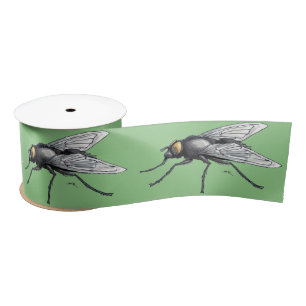 En Satin Tourbe à ruban vert Fly Buddy
