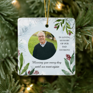 En souvenir affectueux de Papa, décoration de deui
