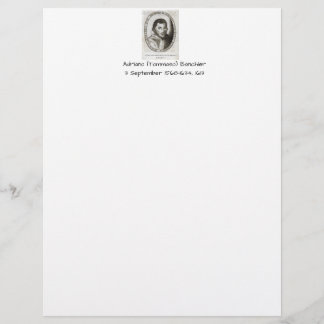 En-tête De Lettre Adriano Tommaso Banchier