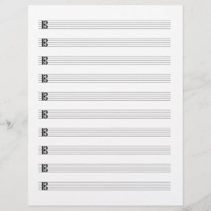 En-tête De Lettre Alto Clef Viola Musique Manuscript Papier personne