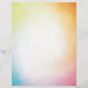 En-tête De Lettre Art Abstrait coloré moderne tendance rose rouge bl