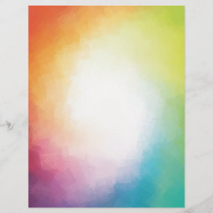 En-tête De Lettre Art moderne coloré abstrait Personnalisé rose roug