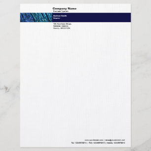 En-tête De Lettre Avec Motif Bande Photo - Tresses en perle