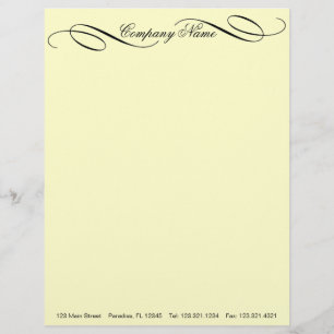 En-tête De Lettre Avec Motif Élégant ~ Letterhead Business Work Emploi
