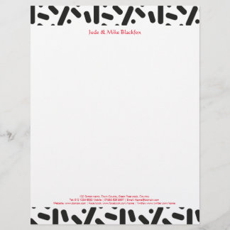 En-tête De Lettre Avec Motif Noël neige stationnaire et cadeaux