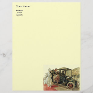 EN-TÊTE DE LETTRE AVEC MOTIF RESTAURATION AUTOMATIQUE - AUTOMOBILE