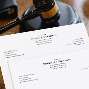 En-tête De Lettre Avocat de droit formel et professionnel noir