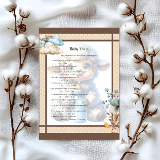 En-tête De Lettre Baby Circus_  Baby Trivia game