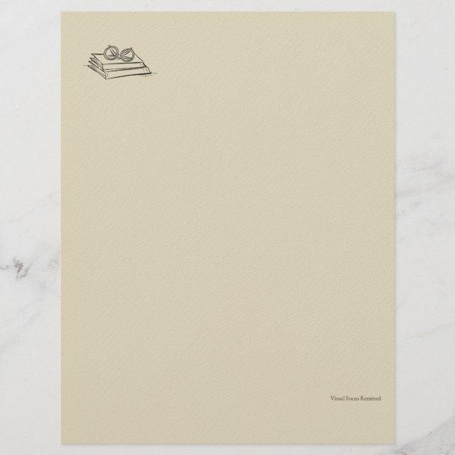 En-tête De Lettre Book Pile- Minimalist Book Lover (Devant)