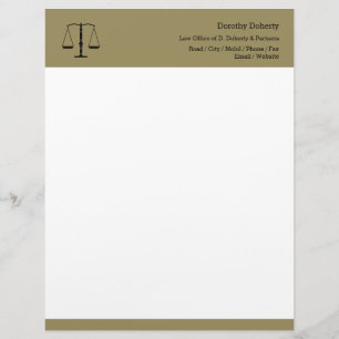 EN-TÊTE DE LETTRE CABINET DE DROIT JURIDIQUE