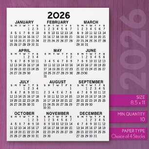 En-tête De Lettre Calendrier sur papier format lettre en-tête