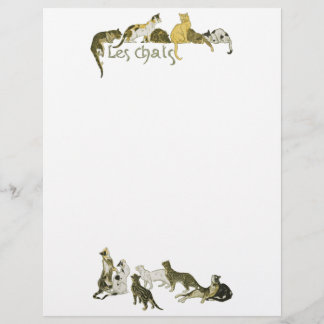 En-tête De Lettre Chats, Alexandre Steinlen