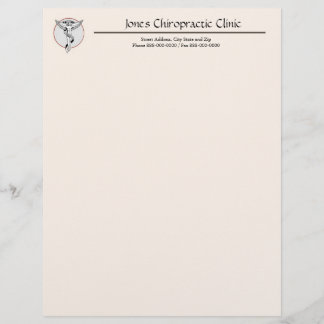 En-tête De Lettre Chiropratique Chiropraticien en chef