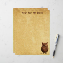 Chouette du cône de pin