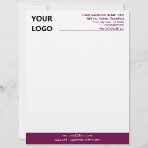 En-tête De Lettre Concevez Votre Propre Papier à Lettre Commercial à