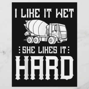 En-tête De Lettre Concrete Finisher Worker Cement Mixer Truck Driver