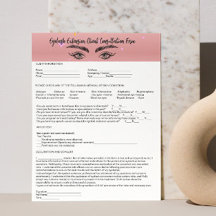 En-tête De Lettre Contrat de la Lash d'essai du correctif d'allergie