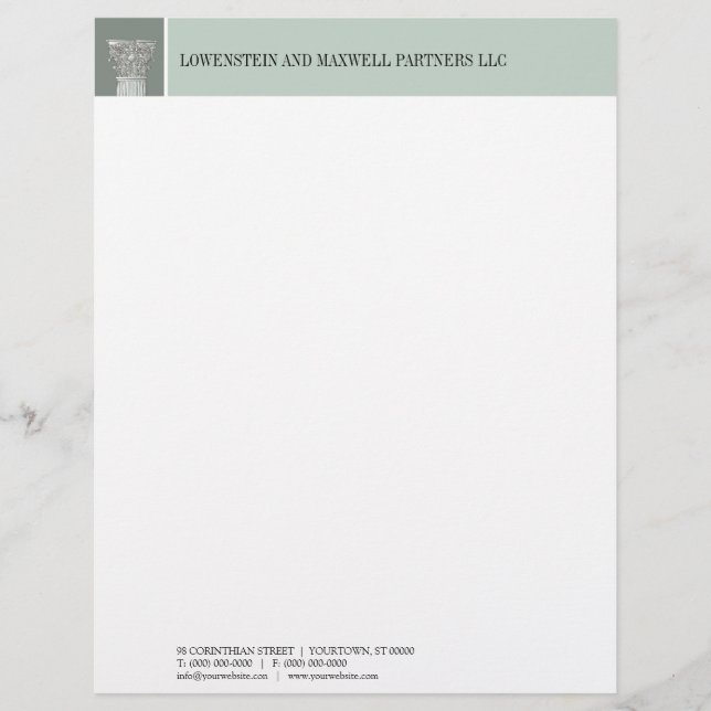 En-tête de lettre corinthien de mandataire de (Devant)