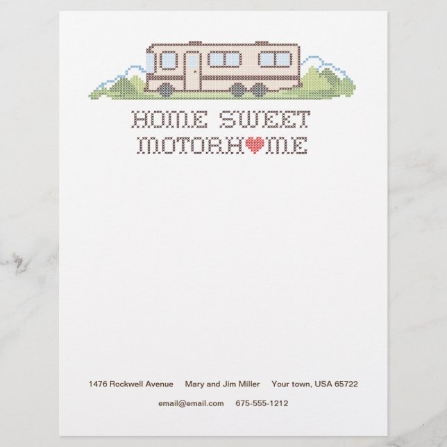 En-tête De Lettre Customisable Accueil Moteur doux - Accueil en-tête (Devant)