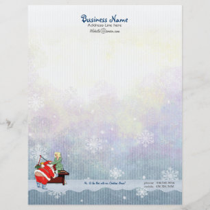 En-tête De Lettre Customisable En-tête Bonus de Noël