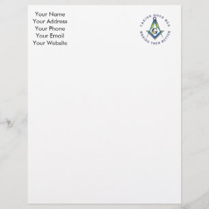 En-tête De Lettre Customisable En-têtes de lettre maçonniques